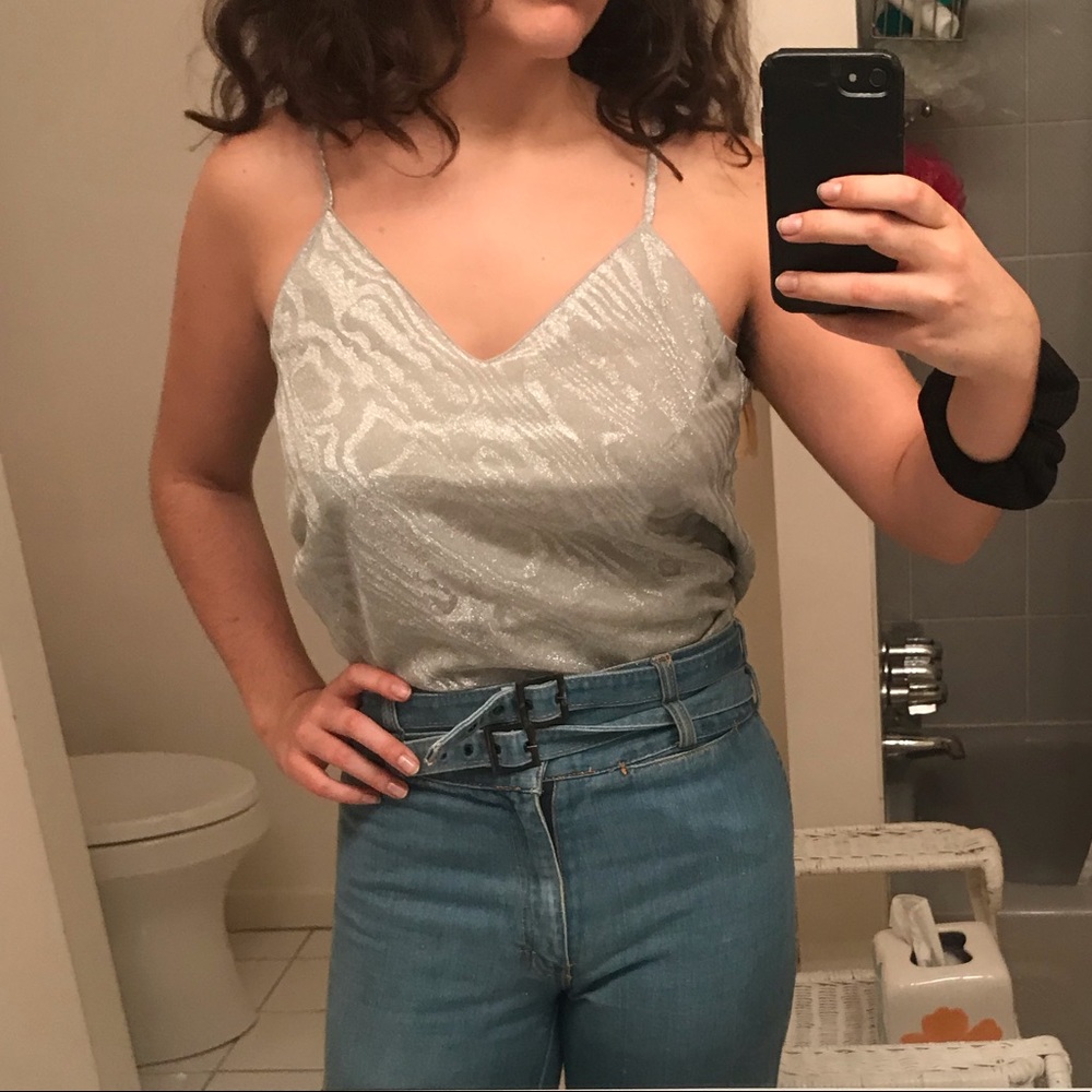 ⚡️SALE Vintage Silver Zebra Cami